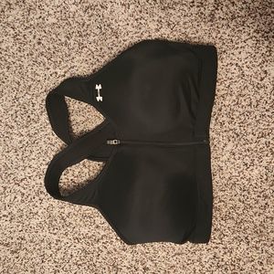 Under Armour zip front sports bra